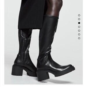 Zara Chunky Heeled Boots